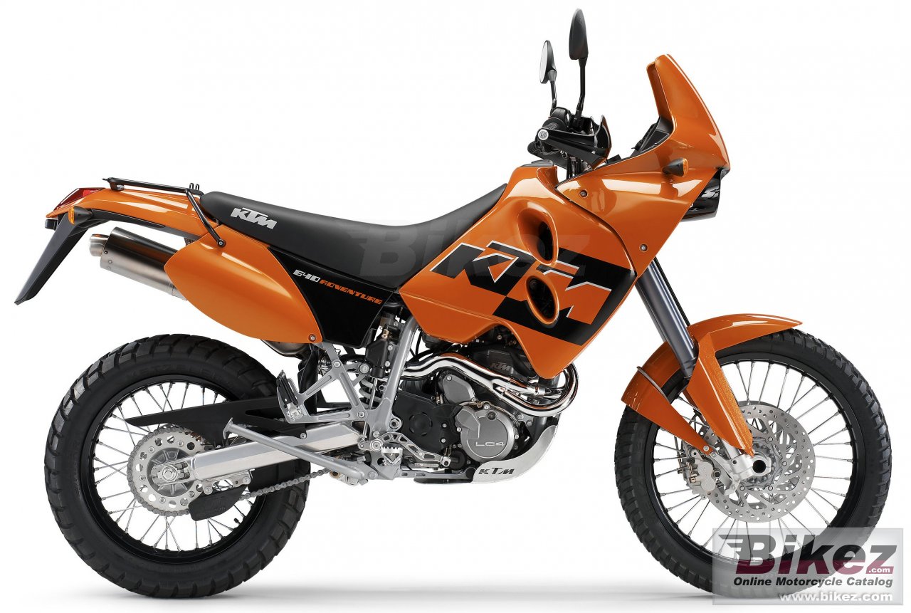 Big KTM 640 lc4 adventure picture and wallpaper from Bikez.com